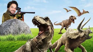 Thumbnail for AGORA EU VOU BOTAR TODOS OS DINOSSAUROS PRA CORRER NO ARK!
