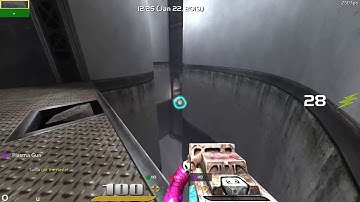 Quake Live tutorial final rocket jump challenge victory