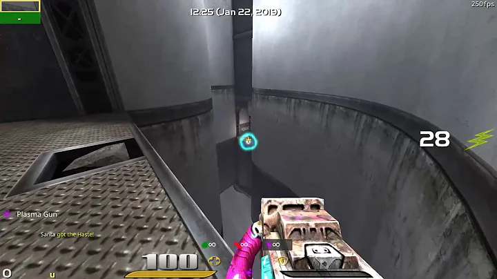 Quake Live tutorial final rocket jump challenge victory