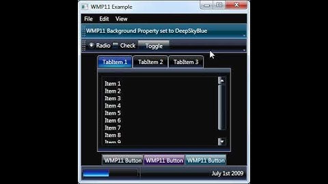 Xceed Professional Theme Packs for WPF - WMP11