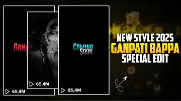 New Ganesh Chaturthi Video Editing in Vn Editor | Trending Ganesh Chaturthi Video Editing Tutorial