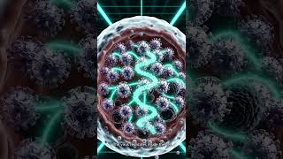 How Viruses Hijack Your Cells: The Microscopic Invasion Explained 🦠🔬 #science #humanskull #facts #l