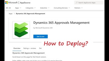 How to deploy Microsoft Approvals app for Dynamics 365 Finance and Operations