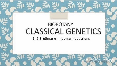 #12th std #tnscert bio botany unit:2 classical genetics #important  questions#publicexam #botany