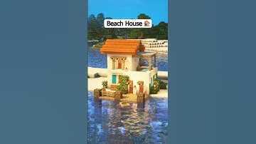 Beach House 🏖️ #minecraft