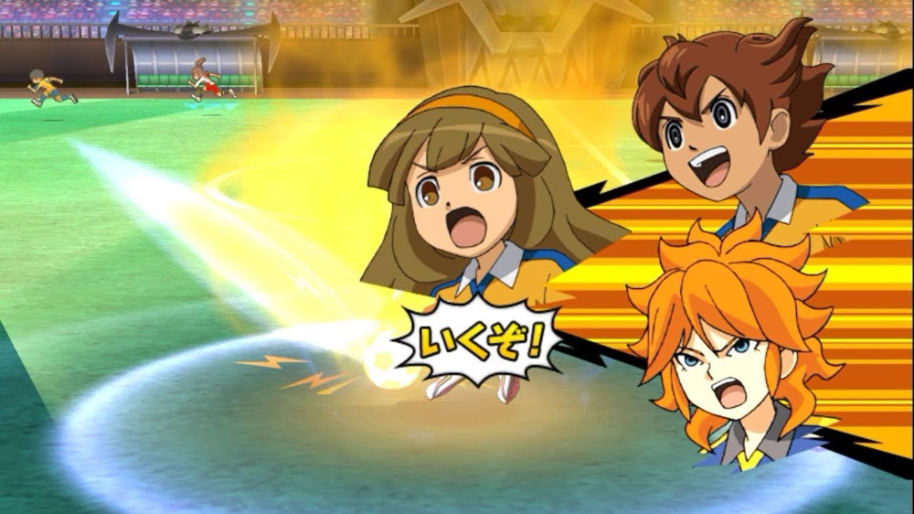 Inazuma eleven go strikers 2013!! Team mixi max VS Team Striker Tough