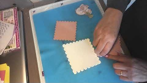 Easel card using nesting dies and magazine pieces