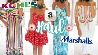 HUGE SUMMER CLOTHING TRY- ON HAUL | KOHL'S, AMAZON...