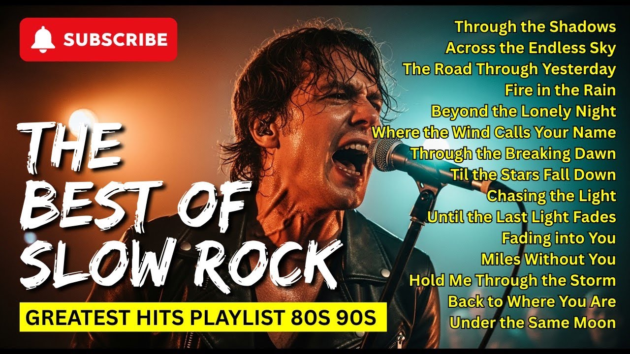 Top 20 Slow Rock Love Songs | Timeless Ballads from the Golden Era