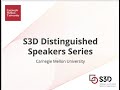 S3D Distinguished Speaker Series: James Evans