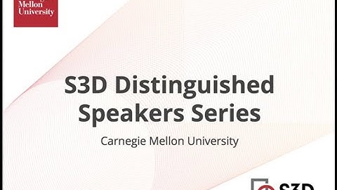 S3D Distinguished Speaker Series:  James Evans