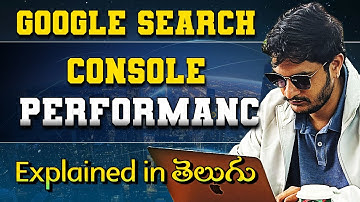 Google Search Console Explained in Telugu | Performance Report Full Guide 2025 | SDM Classes