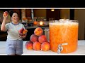 How to Make the Most Refreshing Peach Drink For the HOT Season| Summer Drink Peach Juice Recipe