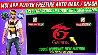 How to Fix MSi App Player Free Fire Auto Back & Crash | MSi Black Screen & Stuck Problem | FixBuff screenshot 3