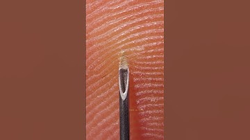 ASMR Thumbs & syringe needle close-up macro #viraltiktok #videoviral #closeup #asmr #macro