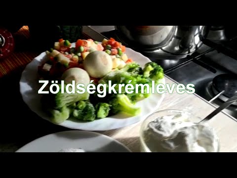 Videó: Zöldségkrémleves