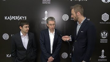 Day 8 Interview with Michael Adams and Dmitry Jakovenko