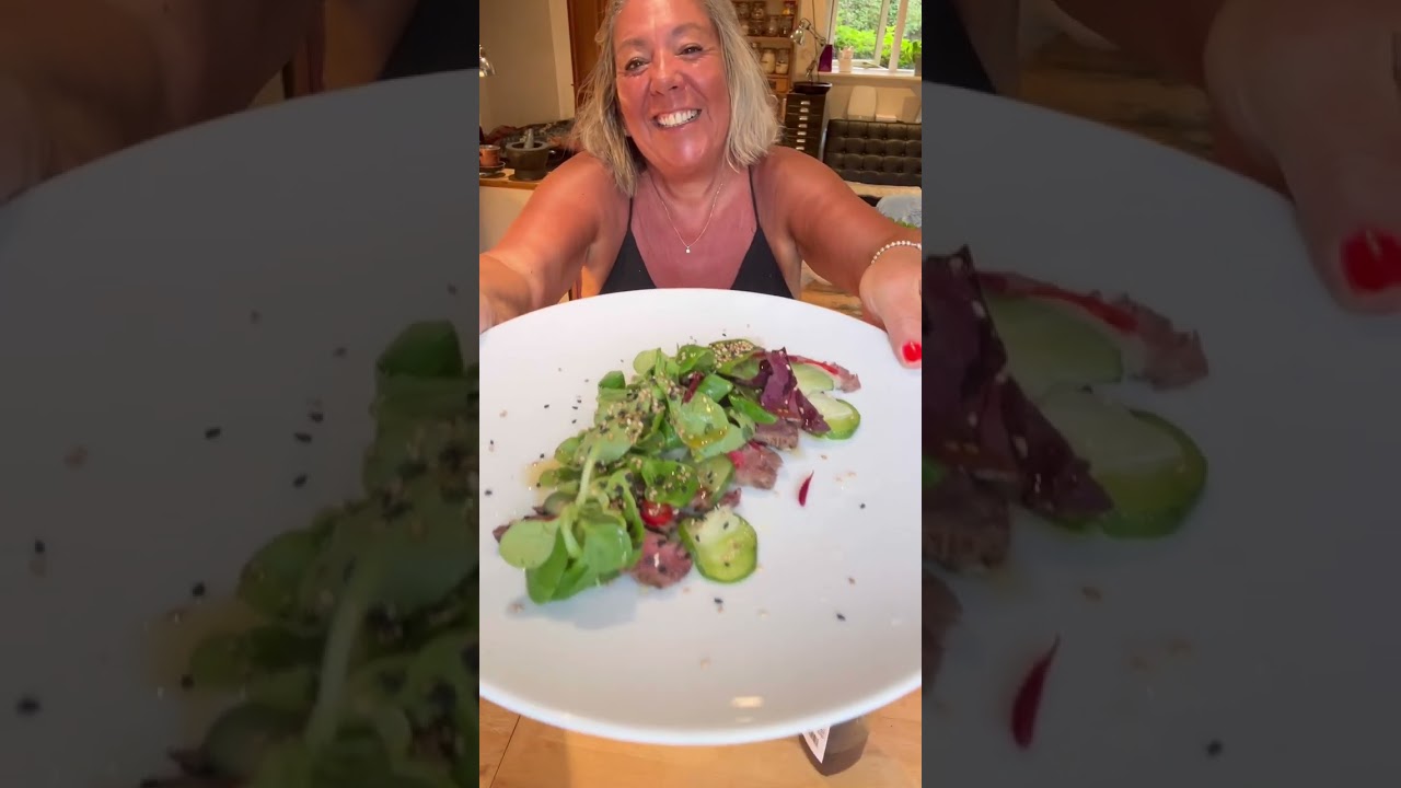 Asian style steak salad