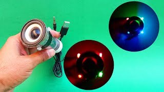 Making Mini DJ Light Amplifier | Amazing DJ Audio Amplifier For Old Mobil Charger | DJ Amplifier DIY