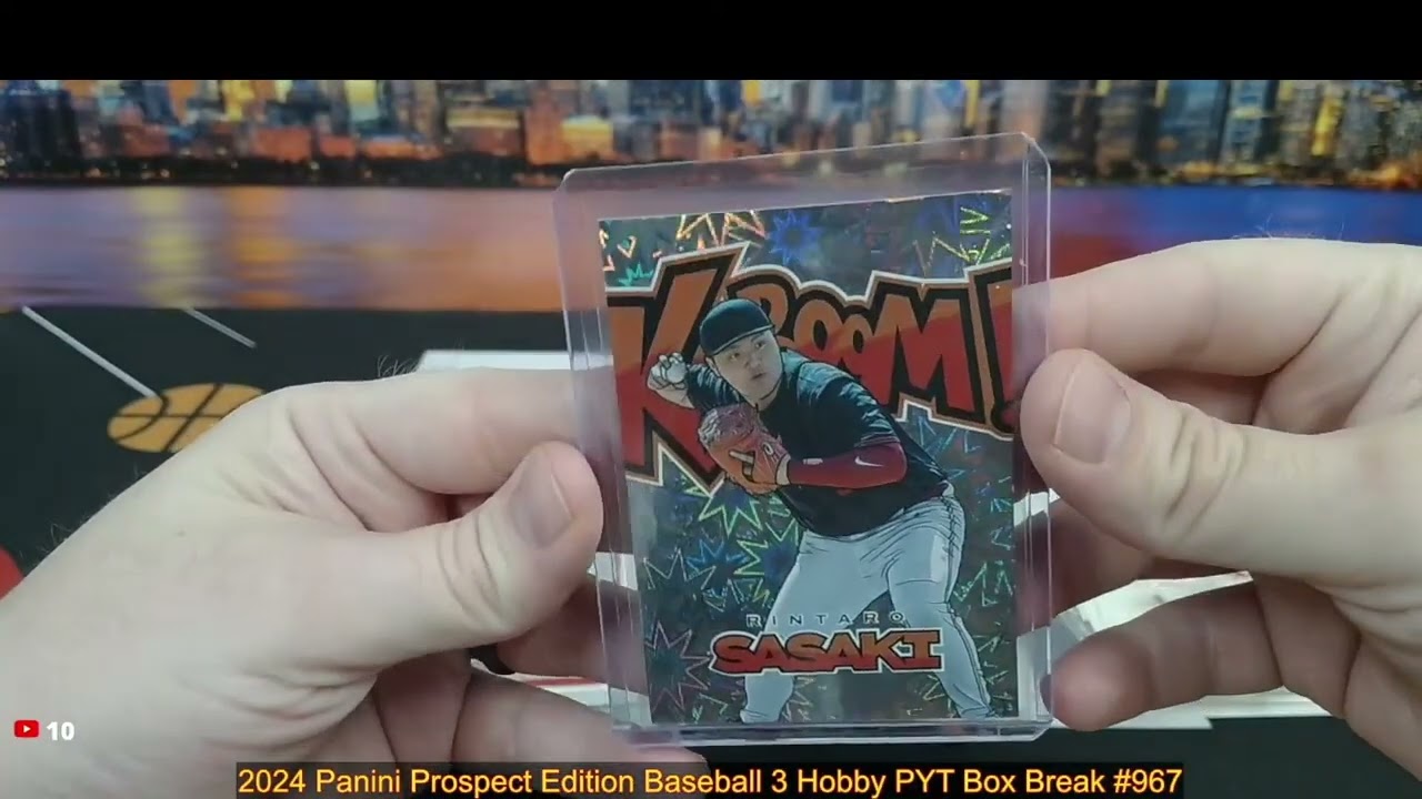 3-30-26 2024 Panini Prospect Edition Baseball 3 Hobby PYT Box Break #967 -18 AUTO BREAK!