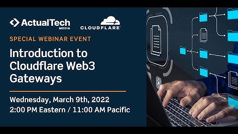 Introduction to Cloudflare Web3 Gateways