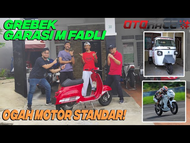 Kepoin Motor-motor Koleksi M Fadli, Mesin Vespa PTS doang harganya Lebih Mahal Dari Honda ADV 150 class=