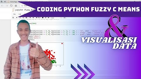 Coding Fuzzy C Means | Fuzzy Logic | python Jupiter notebook