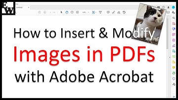 How to Insert and Modify Images in PDFs with Adobe Acrobat (Older Interface)