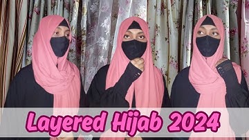 Layered Hijab Tutorial || Criss Cross Hijab Tutorial || Hijab Tutorial Full Coverage ❤️
