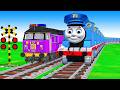 【踏切アニメ】あぶない電車 5 TRAIN Thomas vs Fumikiri 3D Railroad Crossing Animation #1 #train