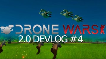 Unity Multiplayer Game - Drone Wars 2.0 Devlog #4 - Adding a Train, Map improvements, new UI etc.