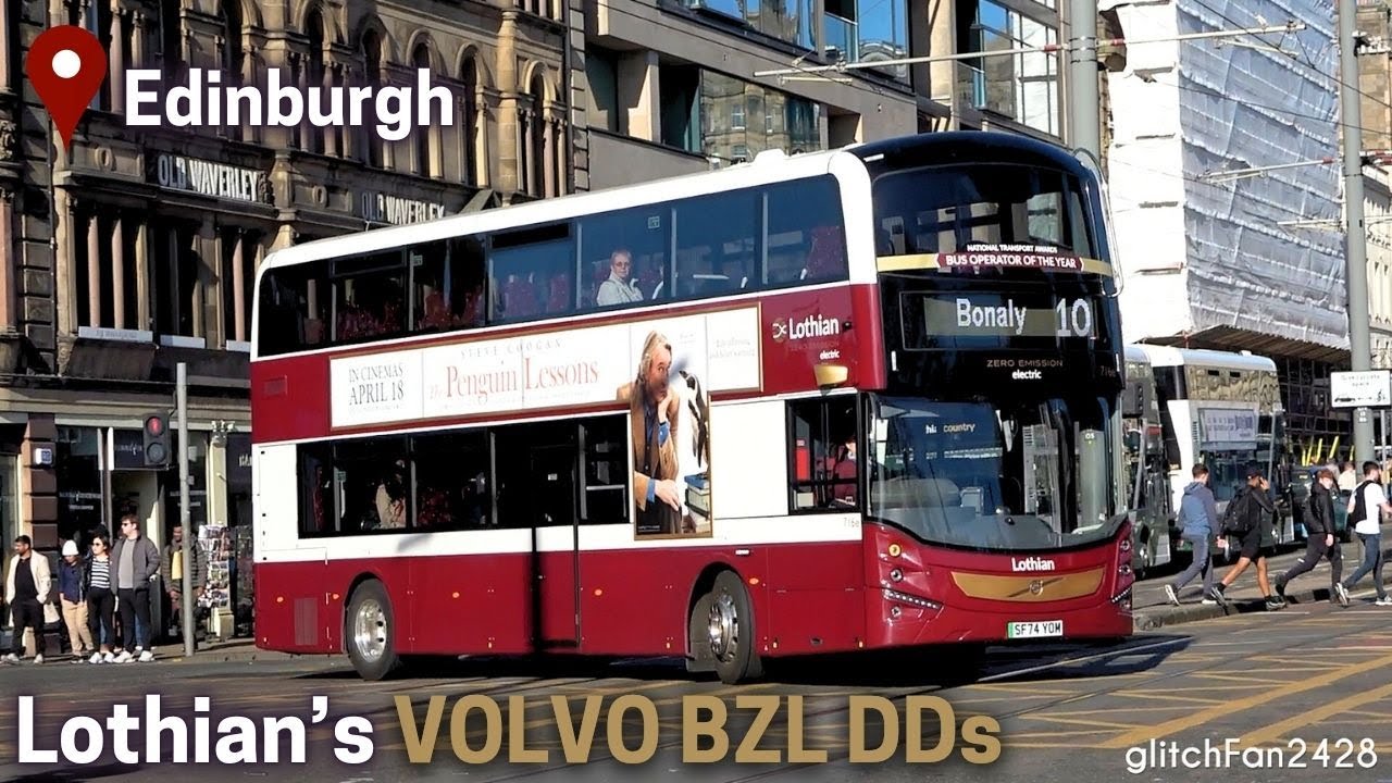 Exploring Lothian Buses' New ⚡ Volvo BZL DD in Edinburgh