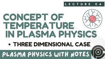 Concept Of Temperature In Plasma Physics In Three Dimensions