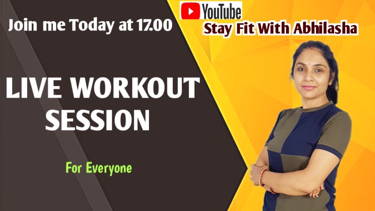 LIVE WORKOUT SESSION for everyone / easy exercise / full body workout
