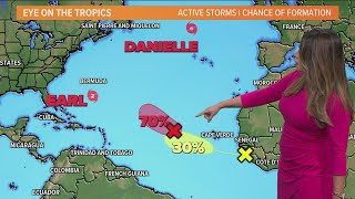 Hurricane updates: Tracking Earl, Danielle and Kay