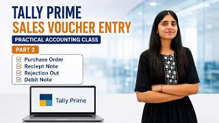 Tally Prime Practical Class Part 2 | Purchase Order, Receipt Note & Debit Note Entry