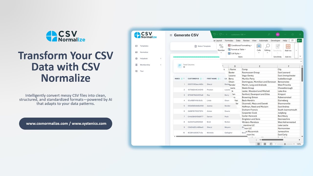 CSV Normalize – The Ultimate Tool for Cleaning & Organizing CSV Data ...