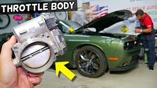 DODGE CHALLENGER THROTTLE BODY REPLACEMENT REMOVAL LOCATION