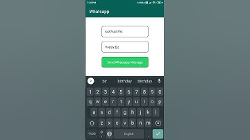 Send WhatsApp message .Net Maui App #maui #xamarin #xamarinforms #programming #shorts