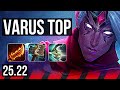 VARUS vs AMBESSA (TOP) | 8 solo kills | NA Master | 25.22