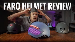 Faro Smart Helmet Review  Fall Detection, Brakes, & Blinkers?!?