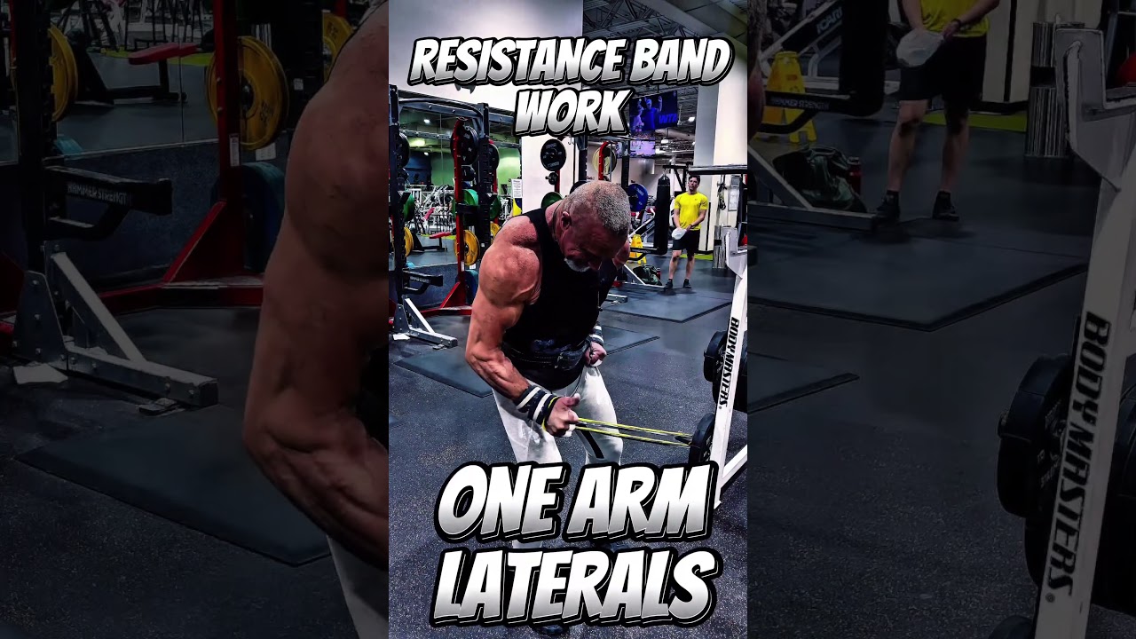 VARIOUS RESISTANT BAND WORK FOR SHOULDERS #RESISTANCEBANDS #MOTIVATION #workout #workouttips
