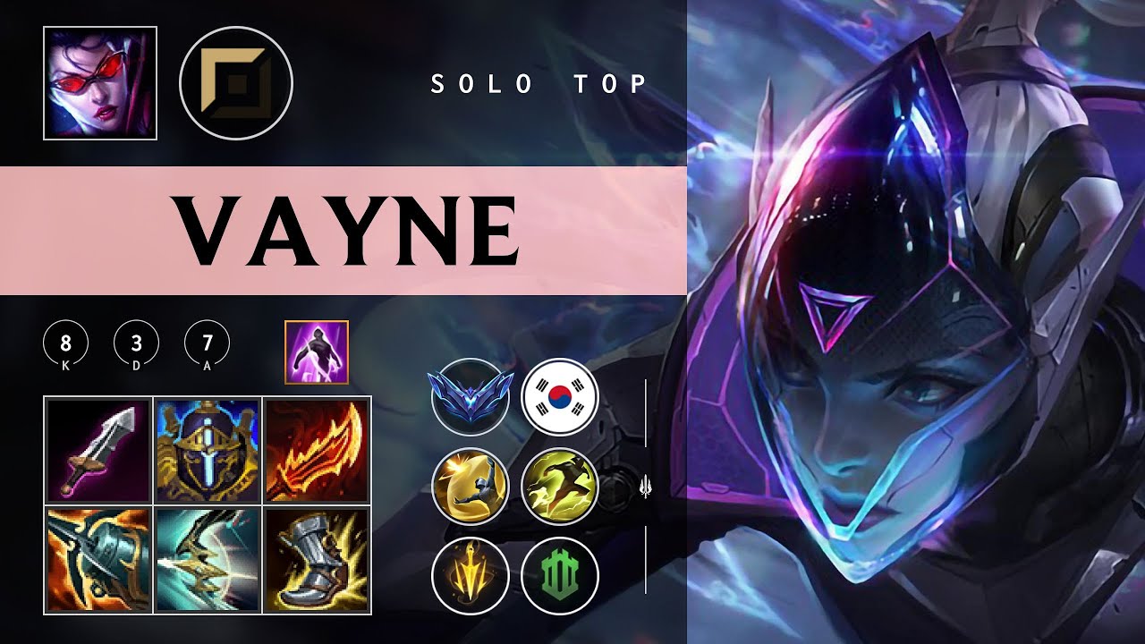 Vayne Top vs Olaf - KR Diamond Patch 26.01