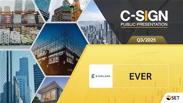 EVER: C-sign Public Presentation Q3/2025 บมจ. เอเวอร์แลนด์