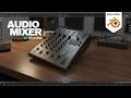 How to Create an Audio Mixer in Blender | Hard Surface Modeling Tutorial For Beginners