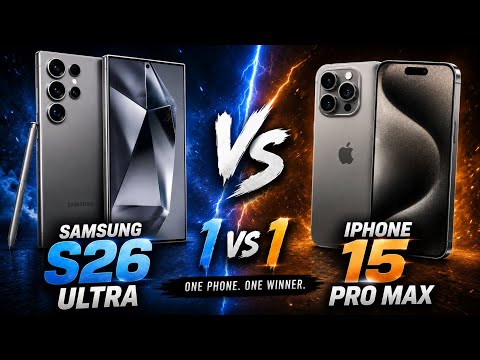 IPHONE 15 PRO MAX VS SAMSUNG GALAXY S26 ULTRA 🥵1V1 BATTLE 120FPS VS 120FPS 🔥