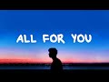 Cian Ducrot - All For You (Lyrics)