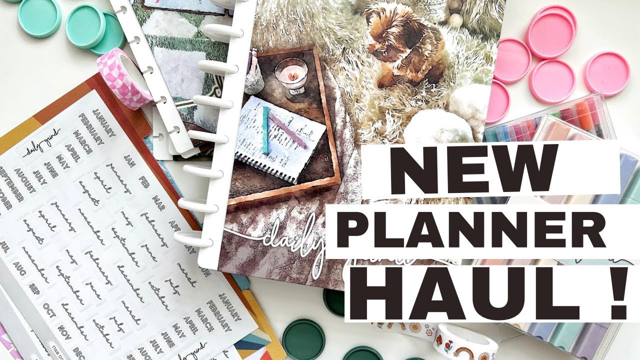 DAILY GRIND PLANNER UNBOXING | READING NOOK PLANNER | DAILY GOAL SETTING PLANNER AND ACCESSORIES