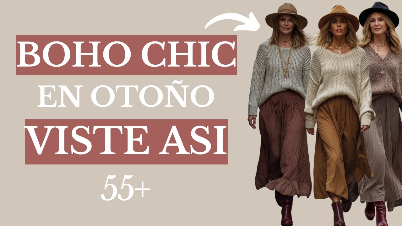 Moda Boho Chic en Otoño 7 Looks Sofisticados Después de los 50