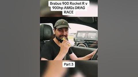 Brabus 900 Rocket R v 900hp AMGs DRAG RACE#review #car #tiktokcars #foryou #fyp